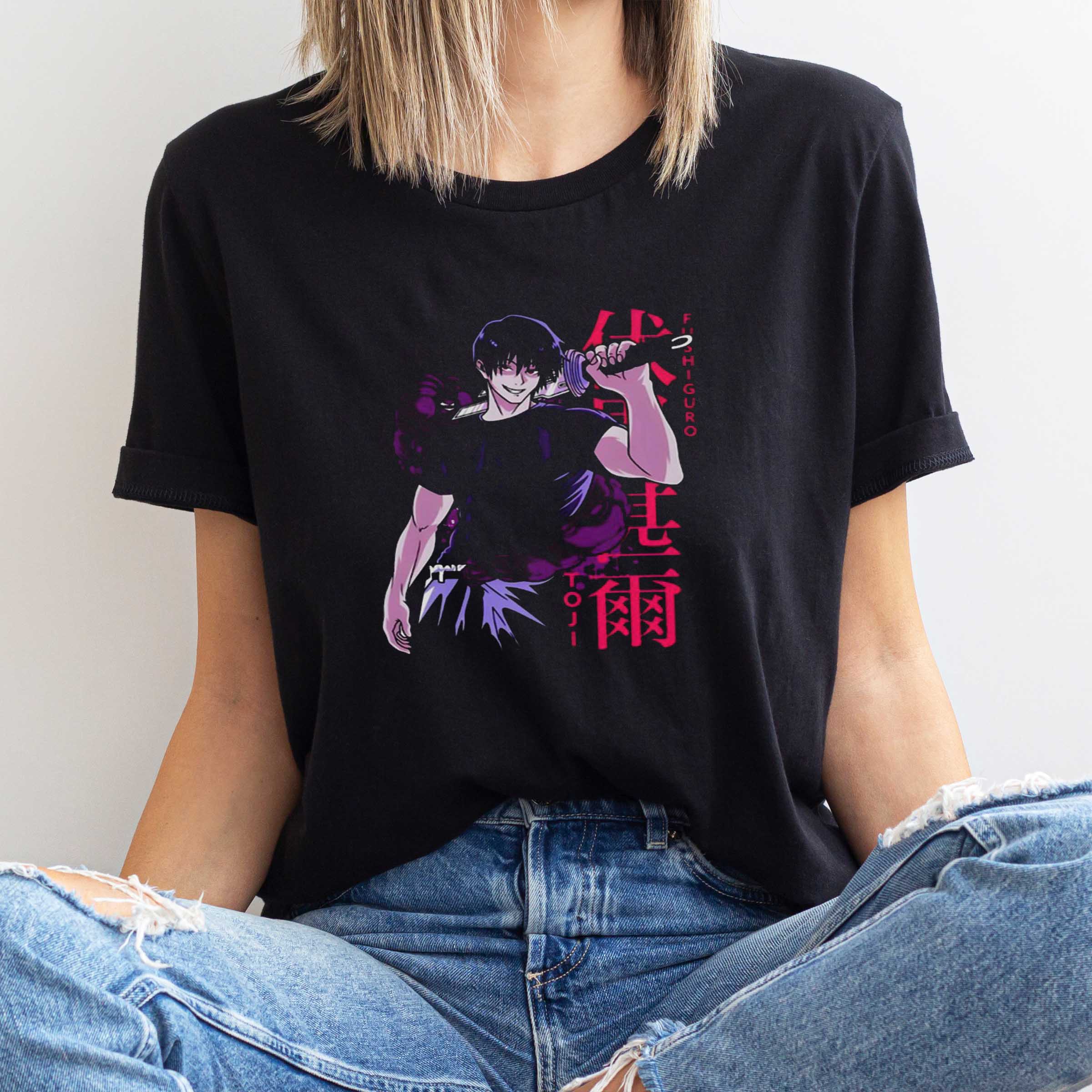 Sorcerers Hunter Toji Jujutsu Kaisen Fushiguro Anime Unisex Shirt Sweatshirt Hoodie
