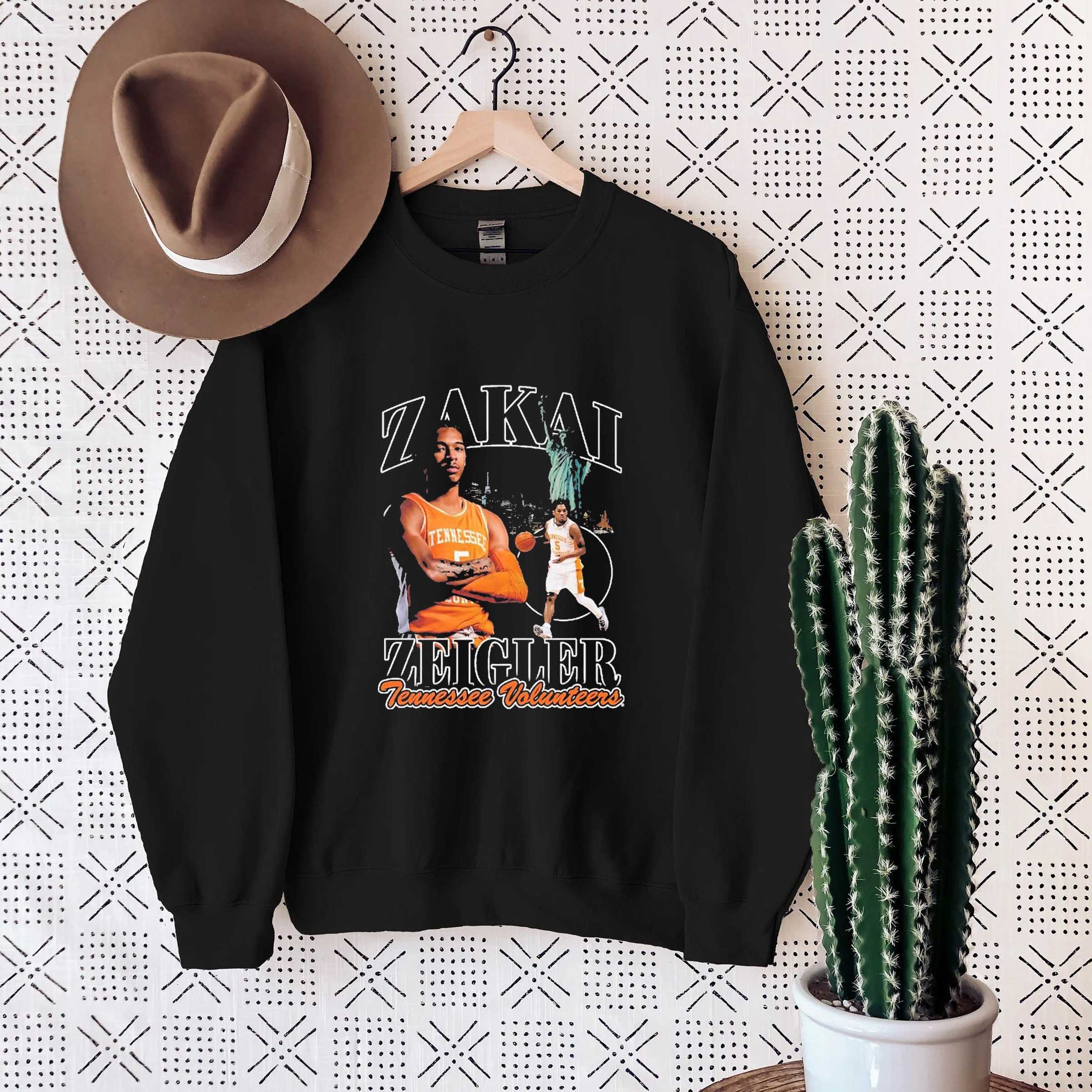 Zakai Zeigler Tennessee Volunteers 2024 Shirt, Sweatshirt, Hoodie